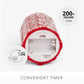 Holiday Red Sweater Knit Flameless Candle Pillar