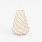 White Swan Glitter Swirl Flameless Candle Tree
