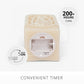 White Swan Snowman Vignette Flameless Candle