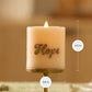 White Swan HOPE Flameless Candle Pillar