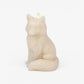 White Swan Glitter Snow Fox Flameless Candle