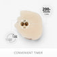 White Swan Glitter Snow Fox Flameless Candle