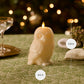 White Swan Glitter Snowy Owl Flameless Candle