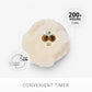 White Swan Glitter Snowy Owl Flameless Candle