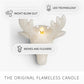 White Swan Glitter Stag Flameless Candle