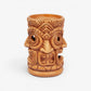 Golden Oak Wraparound Tiki Candle Holder