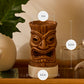 Golden Oak Tall Tiki Candle Holder