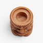 Golden Oak Medium Tiki Candle Holder