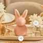 Dusky Rose Flameless Candle Bunny