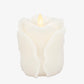 Snow White Flameless Candle Rose Bud