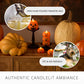 Russet Orange Flameless Candle Jack-o-lantern