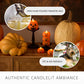 Russet Orange Flameless Candle Stacked Jack-o-lanterns