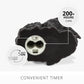 Black Flameless Candle Perching Crow