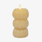 Golden Husk Flameless Candle Stacked Pumpkins