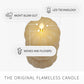 Golden Husk Flameless Candle Stacked Pumpkins