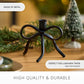 Black Metal Bow Taper Holder