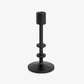 Black Wrought Iron Modern Taper Holders