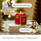 Holiday Red Flamless Candle Santa Mailbox