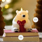 Star White Flameless Candle Polar Bear