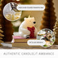 Star White Flameless Candle Polar Bear