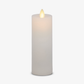 an image of our white Luminara candle
