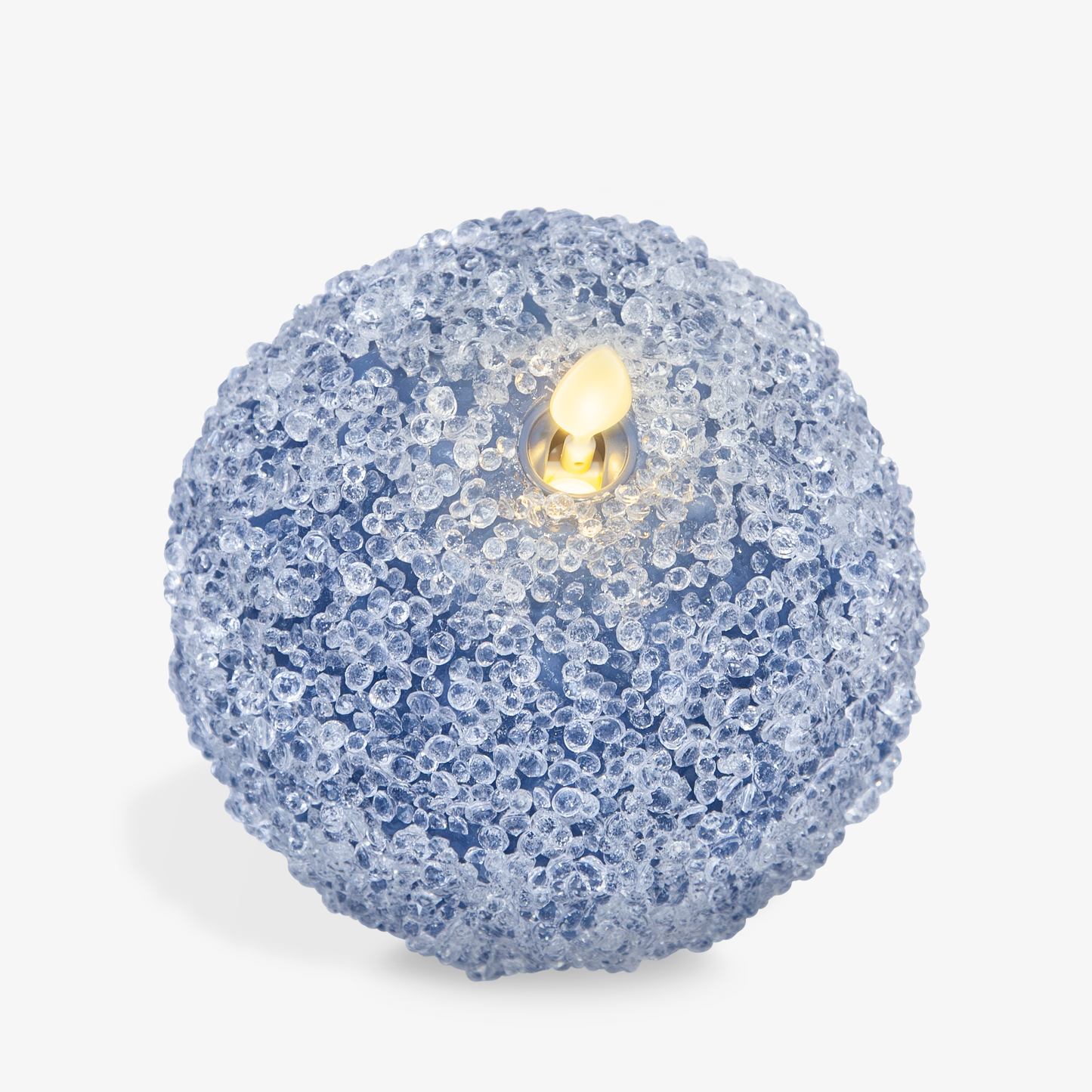 Flameless Candle Crystal Beaded Sphere