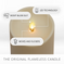 Outdoor Color Changing Flameless Candle Pillar with Remote - Melted Top - 3.75