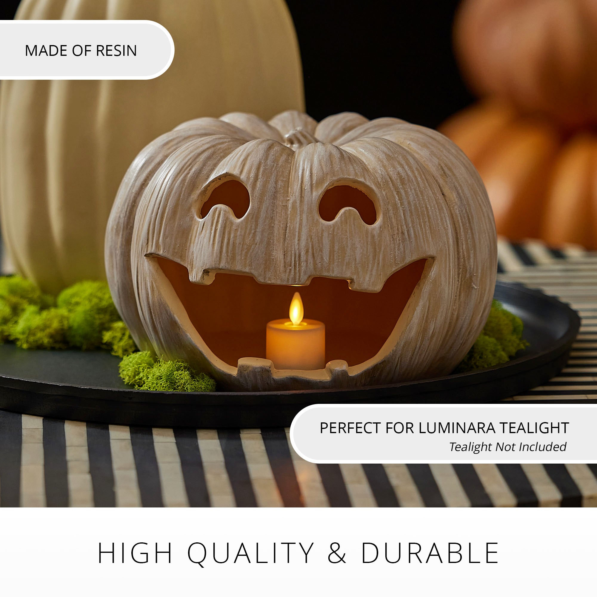 Pumpkin Gengar 2024 ceramic tea light holder