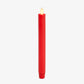 True Red Flameless Candle Taper