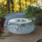 Tubular Glass Decorative Candle Holder with Outdoor Votive