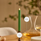 Vibrant Green Flameless Candle Taper