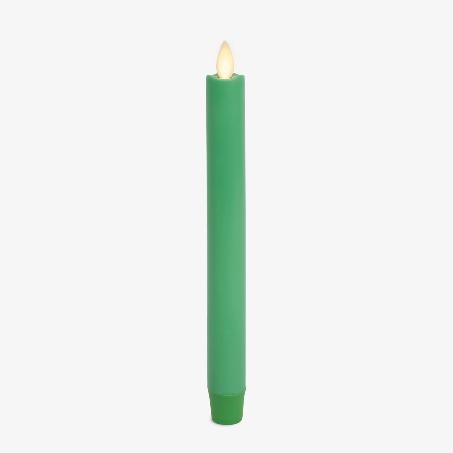 Vibrant Green Flameless Candle Taper
