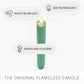 Vibrant Green Flameless Candle Taper