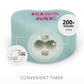 Fresh Mint Flameless Candle Candy Heart "KISS ME"
