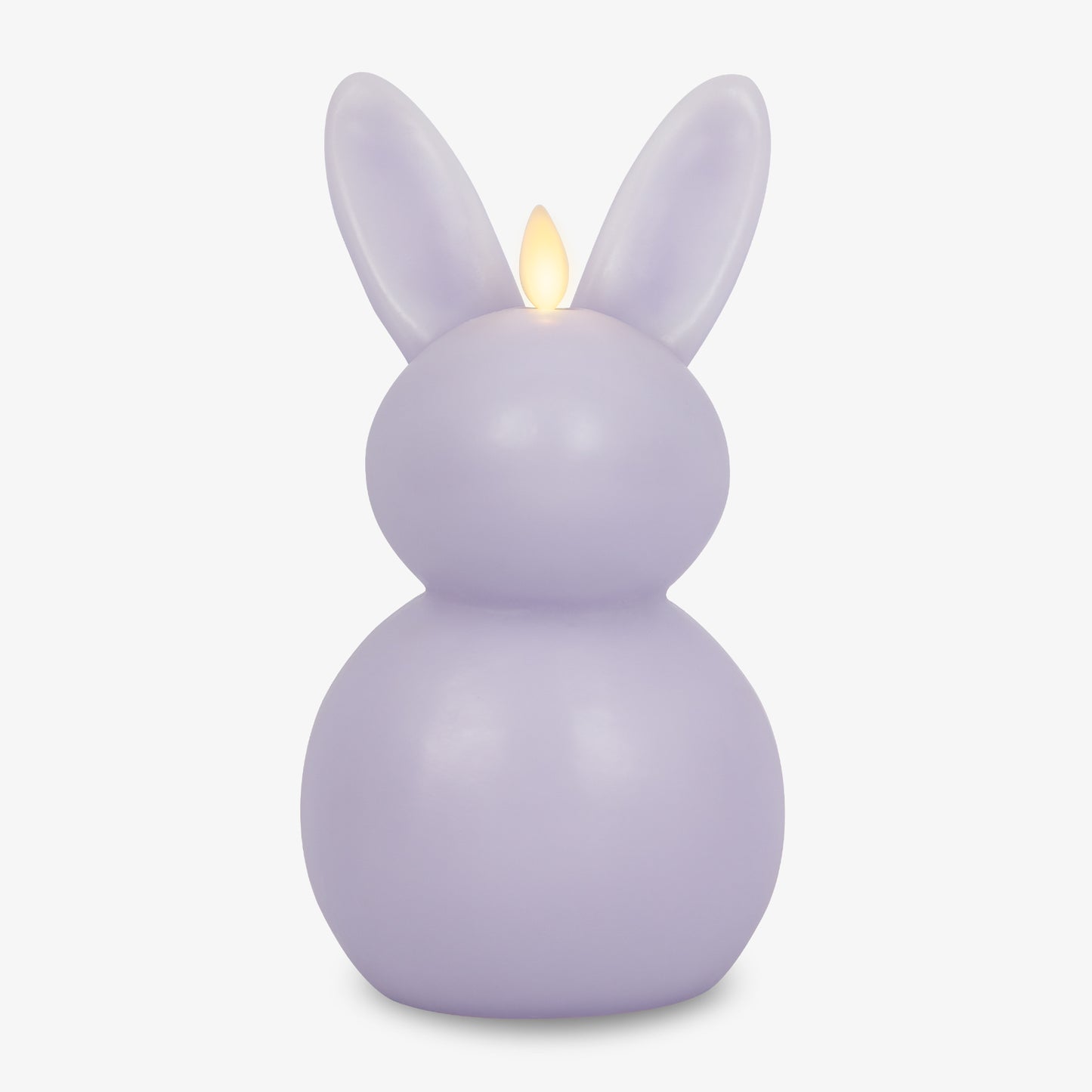 Gentle Lavender Flameless Candle Easter Bunny Rabbit