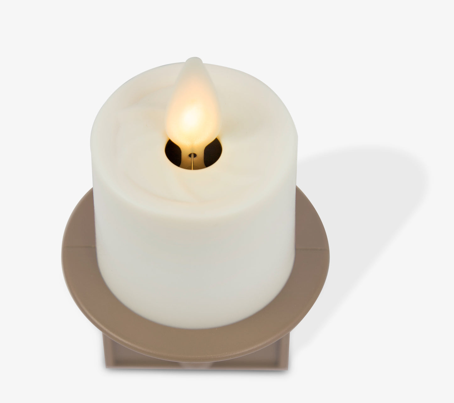 an image of Luminara's flameless bronze night light