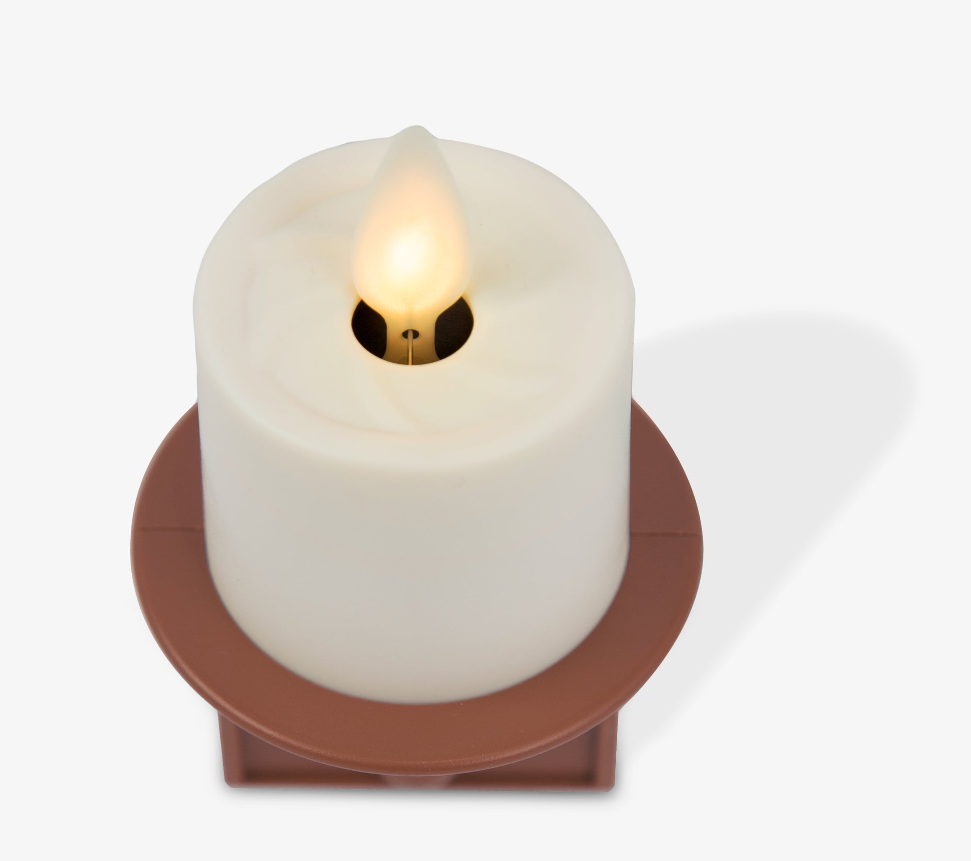 an image of Luminara's flameless bronze night light