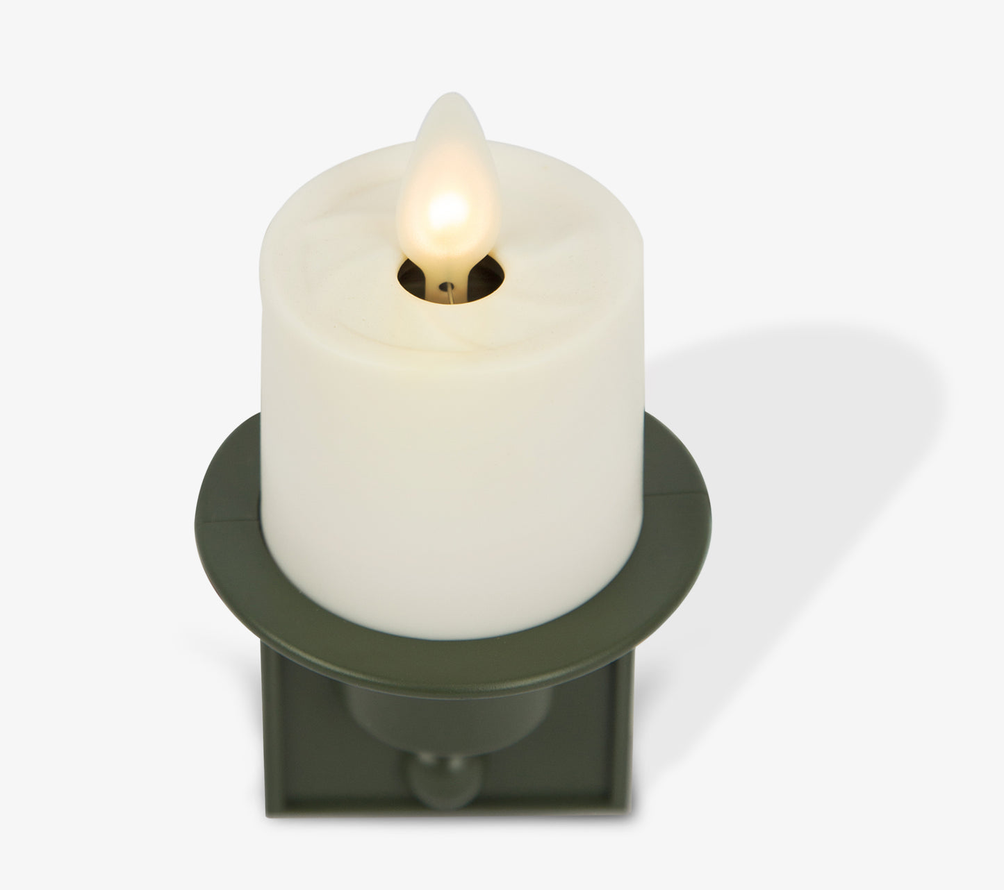 an image of Luminara's flameless bronze night light