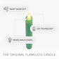 Vibrant Green Flameless Candle Tapers - Flat Top - 6.75" Height - Set of 2