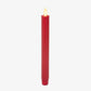 Holiday Red Flameless Candle Taper