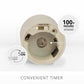 Set of 4 Pearl Ivory Flameless Candle Tealights - Extended Battery Life