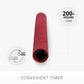 Holiday Red Glitter Flameless Candle Taper