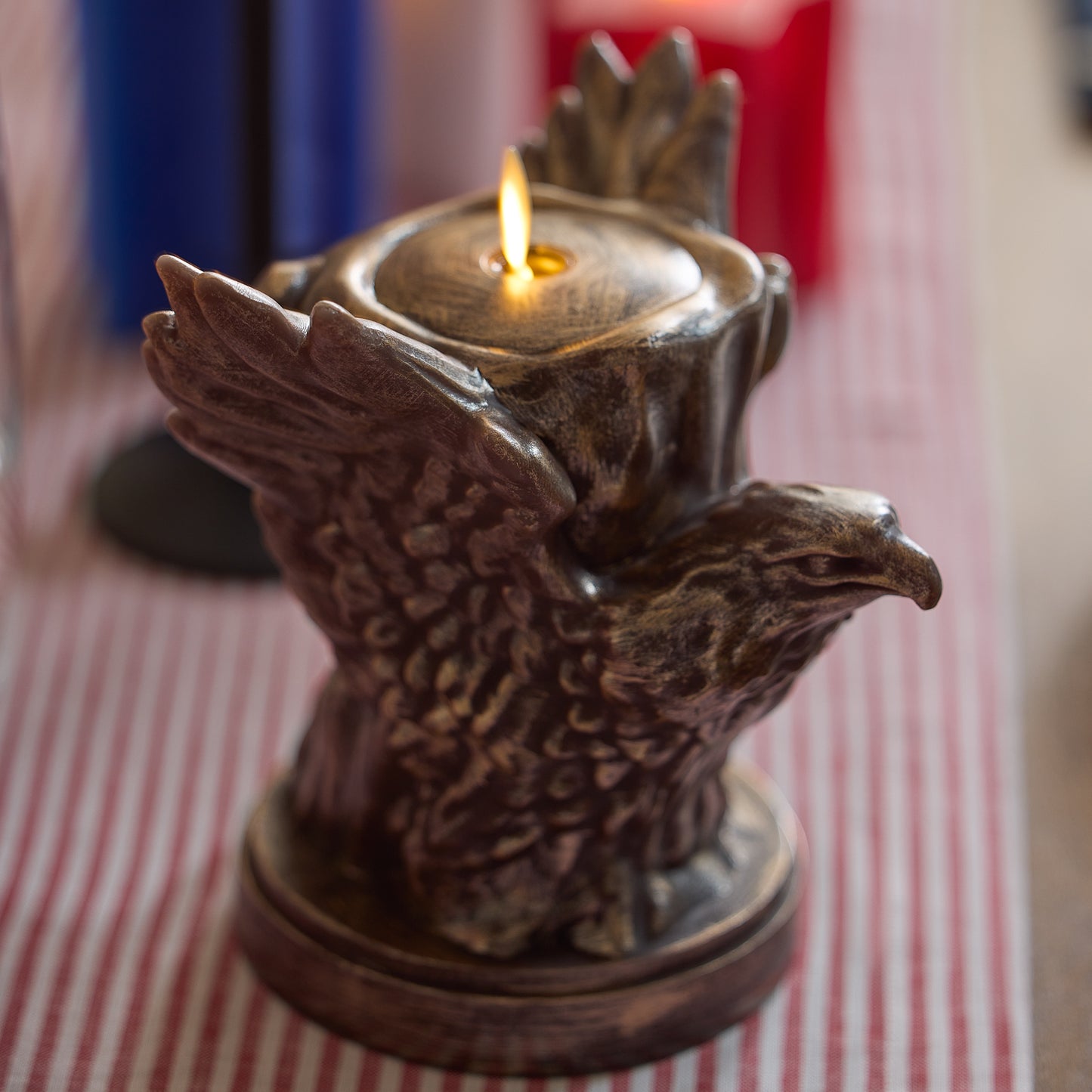 Burnt Umber Flameless Candle American Eagle