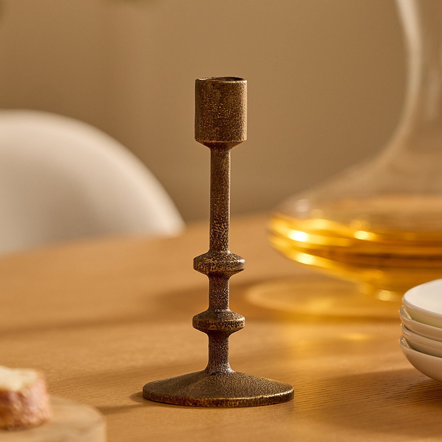 Brass Wrought Iron Modern Taper Holders