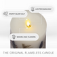 Flameless Embedded Lavender & Rosemary Candle Pillar - Recessed Top