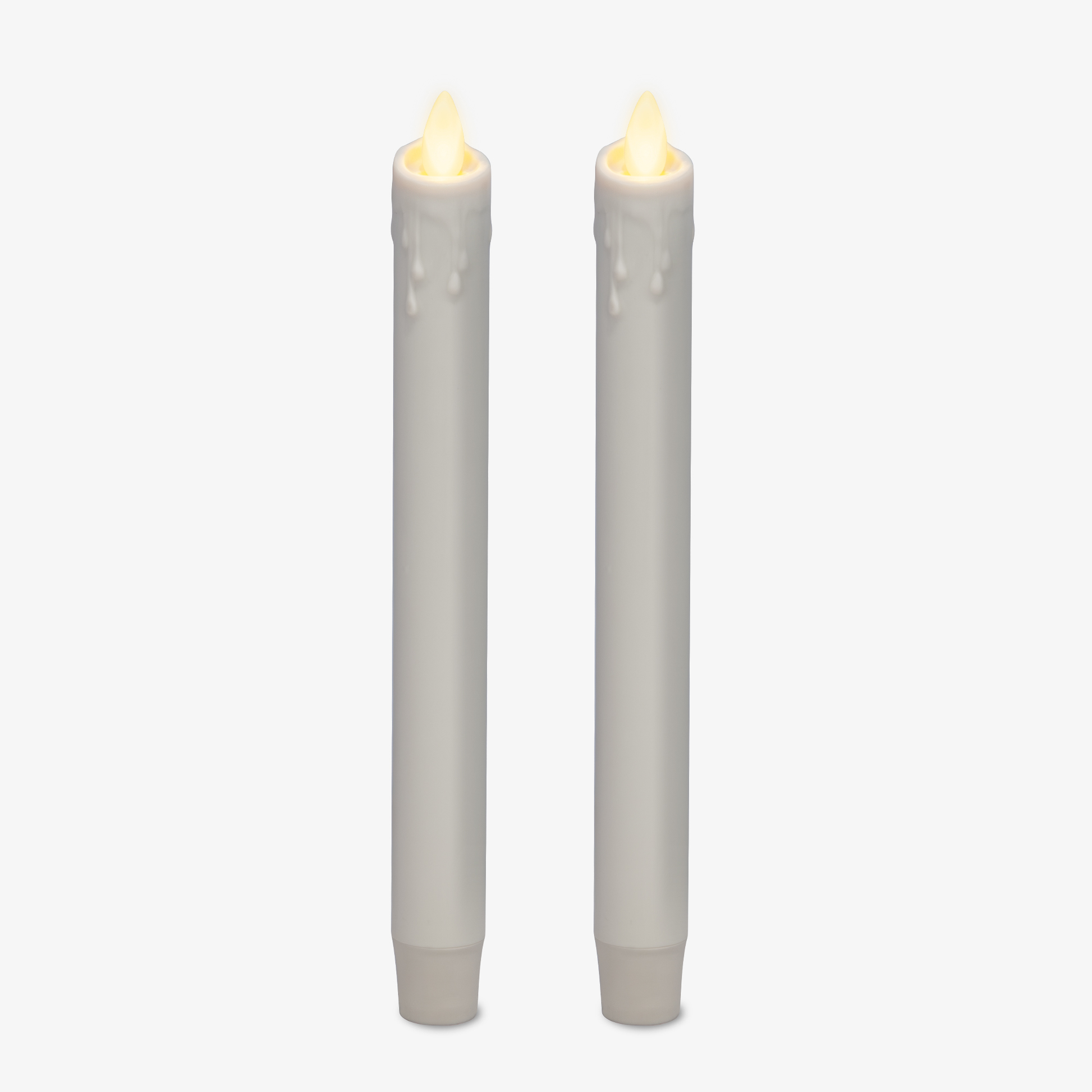 An image of Luminara's flameless white taper candle