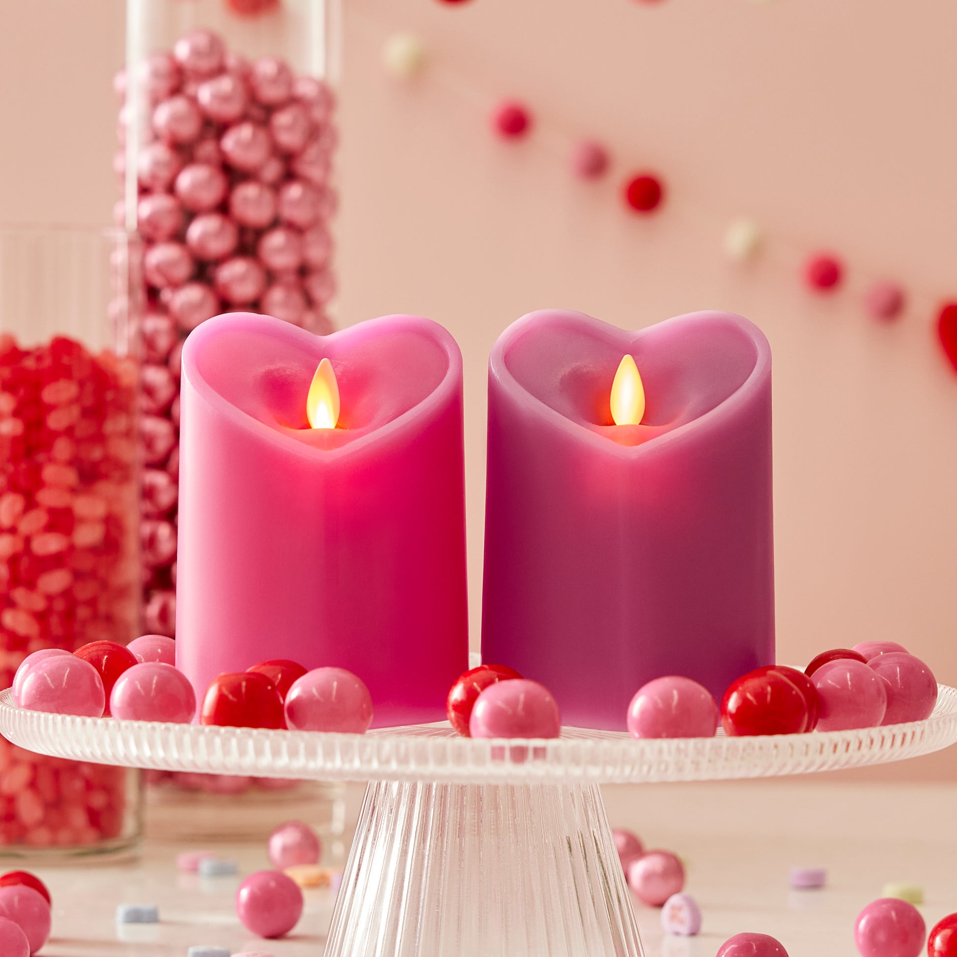Valentine'S Day Candles for Romantic Night, Romantic Candles, Heart Candles,  Spe
