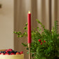 Holiday Red Flameless Candle Taper