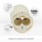 Ivory Heritage Lantern with Outdoor Flameless Candle and Remote
