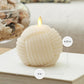 Chalk Flameless Candle Rope Ball